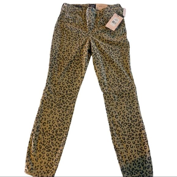 NYDJ Womens Misses Skinny Jeans jaguar print Size 2 - Picture 3 of 5